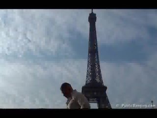 Xxx film porn by the Eiffel Tower