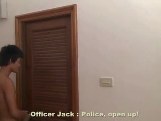 Polizei offizier gesaugt von asiatisch schnuckel