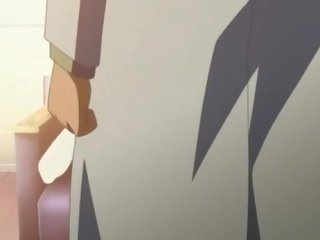 Wild anime lesbians touching