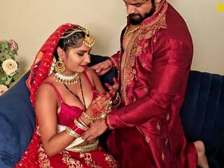 Extrém vad és trágár szeretet gyártás -val egy newly házas dezső pár honeymoon megnéz jelenleg indiai szex