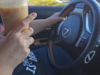 I Asked A Stranger On The Side Of The Street To Jerk Off And Cum In My Ice Coffee &lpar;Public Masturbation&rpar; Outdoor Car xxx clip