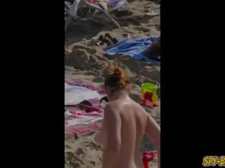 Superb Big Tits Topless MILFs - Voyeur Amateur Beach video