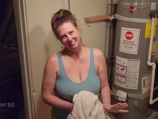 A Lonely MILF Seduces a steady who Rents Her Basement Apartment the Landlady Part 1