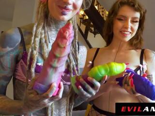 Pierced and tatted alt girls have raunchy silit gaping fuck - anuskatzz, eden ivy - evilangel