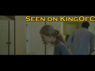 Rosamund Pike tits and ass in sex clip scenes