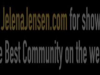 طويل ارجل الأمازون jelena jensen في أخضر شعر & الملابس الداخلية!