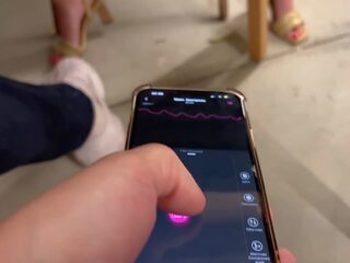 I Cum Hard in Restaurant on First Date Lovense Remote