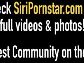 Busty Blonde Pornstar Siri Pornstar Gives Herself an Orgasm!