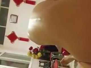 Meu chinesa encantador jovem fêmea em casa e preparar amor para mim