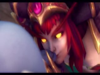 Warcraft: henne drottning av greatb8sfm (futa, ljud)