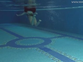 Diana Rius With elite Tits Touches Her Body Underwater