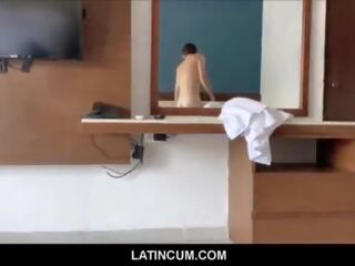 LatinCum&period;com - Latin Hotel Worker youngster Fucked By Hunk Latino Octavio