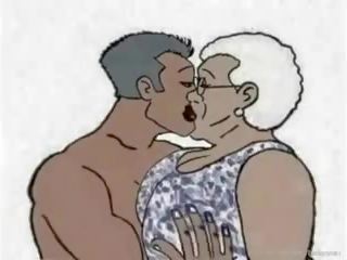 Black Granny Loving Anal Animation Cartoon: Free sex video d6