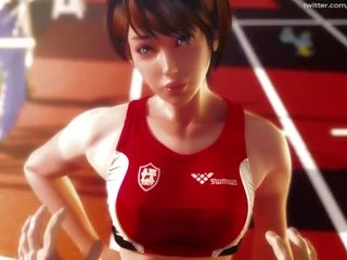 Best 3D Hentai SPORTS adolescent Fetish Sportuniform Paizuri Handjob Oral Crempie